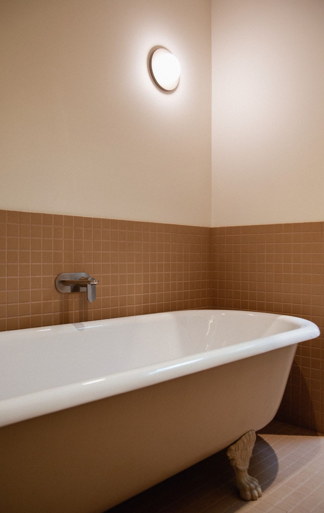 Bathroom with claw-foot tub
